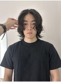 =メンズボブパーマ/メンズボブ/フェザーパーマ／MEN’S HAIR