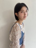 トワ 豊中店(towa)&nbsp;ウルフカットくびれヘアハイライトカラーシースルーマッシュ