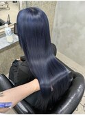 艶髪革命×ネイビーブルー