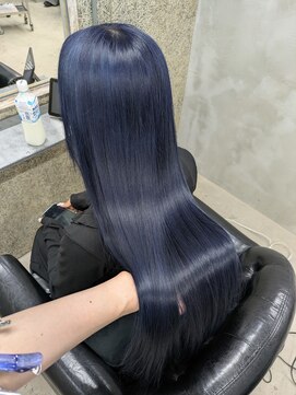 エント(ent) 艶髪革命×ネイビーブルー