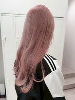 モク 立川(moc)&nbsp;韓国風レイヤーカットブリーチダブルカラー前髪