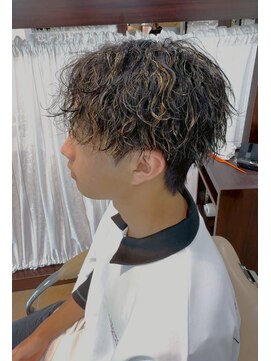 アクセスムーン ひたちなか店(Access Moon) ハイライト×波巻きパーマ