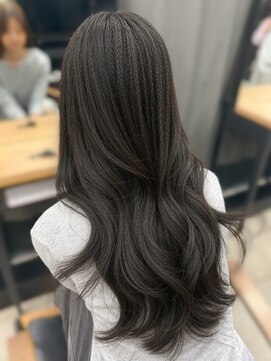 アリュウル 表参道(ALLURE) ブリーチなし！透けるグレージュカラー×レイヤーカット◯伊藤