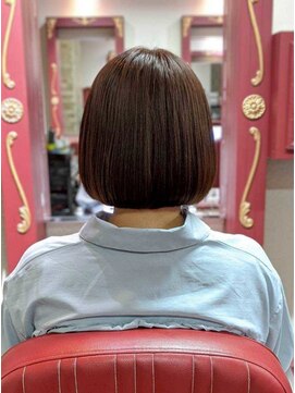 ジュリアンマーラ(Julien Mara) 丸みボブ/小顔カット/切りっぱなし/ツヤ髪/再現性抜群/時短ヘア