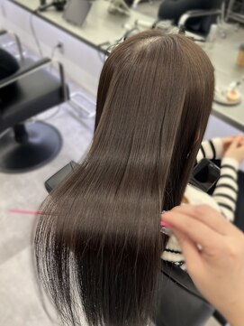 アイスプロドバイブルーム 木更津店(ice prod by bloom) 黒髪カタログ/クラゲヘアー/オリーブグレー/木更津