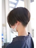 【SHARON原宿】ナチュラルブラウン×刈り上げショート