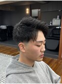 MEN’S/サーフカール/刈り上げセンターパート/表参道駅/青山 
