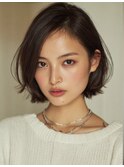 耳掛けボブ20代30代40代レイヤーカット韓国ボブ顔周り稲毛駅