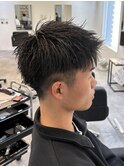 MEN’S HAIR/スパイキーショート/ショートスタイル/伊勢崎