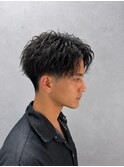 センターパート　スパイラル