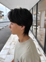ナップヘアー(nap hair)&nbsp;センターパート×ナチュラルショート