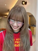 ユルク(JURK nagoya)&nbsp;栄/ダークパープル/ナチュラルショート/ミルクブラウン/夏