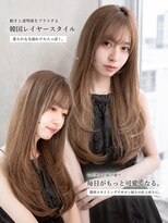 ロエ 大宮(LOE) 縮毛矯正/ストレート/ミルクブラウン/ダウンバング
