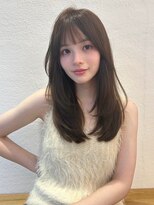 ユーフォリア 青山(Euphoria)&nbsp;20代30代 大人ふんわりレイヤー&透明感ベージュ