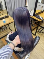 ミー 新宿(MII) ネイビー/ダブルカラー/髪質改善/新宿/MII/