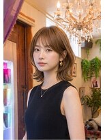 ココラー(COCOlar) うるツヤミルクティーベージュの小顔カット