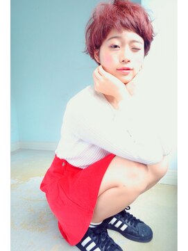 バロック(BAROQUE) マッシュショート×ピンクパープル