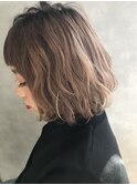 くせ毛風ニュアンスボブ　【ANKH CROSS 表参道】