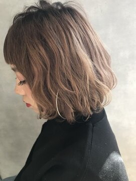 アンククロス 表参道(ANKH CROSS) くせ毛風ニュアンスボブ　【ANKH CROSS 表参道】