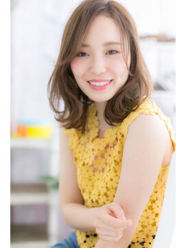 ミック 日暮里店(miq) ミックスカールのフェミニン♪くびれミディ