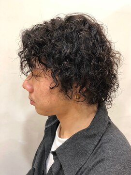 エムスラッシュ アヴェダ 自由が丘(M.SLASH AVEDA) 【M.SLSH】メンズスパイラルパーマ