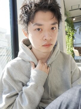 ディッセンバー 神宮前(December) 【laundry】無造作アップバング/ 刈り上げないベリーショート