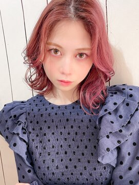 シーク 天神(SEEK) 【SEEK 宮本征破】ピンクベージュ×くびれボブ