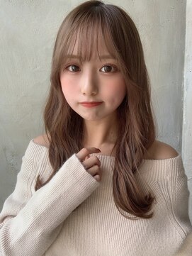 アフロート ルヴア(AFLOAT RUVUA) 20代30代大人かわいいセミロングヘア★ブランジュ