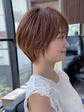 ザシー オモテサンドウ(The C) 30代40代50代◎大人ナチュラルレイヤーショートボブ 表参道 橋本