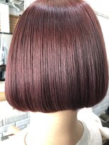 ルー(loup)&nbsp;チェリーレッド/ミニボブ/ボブ/ピンクカラー/福岡/天神/大名