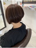 前下がりショートボブ
