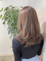 インビテーション 名古屋(invitation)&nbsp;セミロングレイヤースタイル