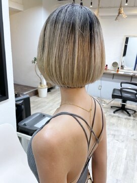 ニット 銀座(knit) 《knit銀座》大人可愛い20代30代40代ショートボブ丸み前下がり