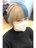 ツートンカラーu  派手髪広島
