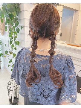 ジゼル 博多筑紫口店(GiseL) ツインテールアレンジ【博多筑紫口ジゼル】