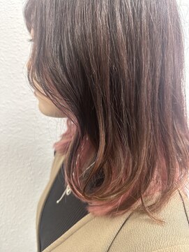 ジェナ(Jena) コーラルピンク　インナーカラー