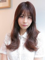 アグ ヘアー フラウ 名取手倉田店(Agu hair frau) 《Agu hair》チェリーピンク×ゆるカールロング