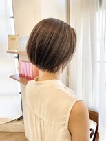 ペイジバイネオリーブ 吉祥寺店(Paige by Neolive)&nbsp;斜めバング/グレージュカラー/デザインカラー/吉祥寺　M6