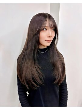 ピープスアンドスー 表参道 渋谷(Peeps&Suu.) 大人可愛い顔周り小顔レイヤー髪質改善透明感カラー