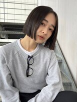 シーン(SCENE)&nbsp;ミニボブ　切りっぱなしボブ　センターパート【天神/今泉】