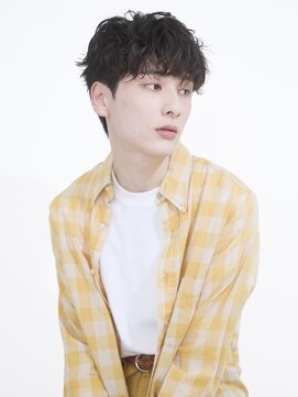 オンク 新宿(onk) 黒髪/グレーベージュ/レイヤーロング/前髪パーマ[新宿駅]