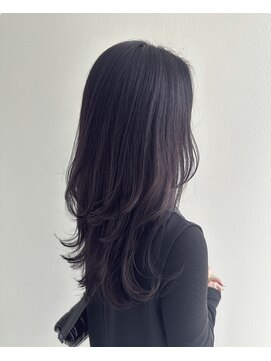 ゴットフロー(GOTTO FLOW) 韓国/レイヤーカット/バイオレットグレージュ