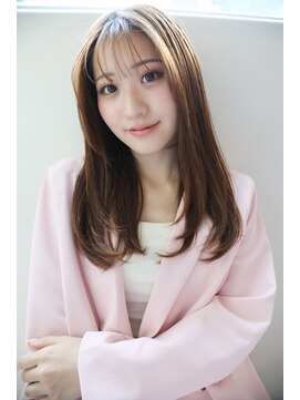 ジャドール(J'ADORE) 内巻きワンカール[デザインカラーレイヤーカットウェットヘア]