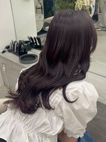 シンヘアー(SHIN HAIR)&nbsp;【横田芽衣】ツヤ感たっぷりラベンダーブラウン