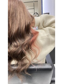 ヘアーデザイン ジェルム(Hair Design germe) オレンジイヤリングエクステ#しのだスペシャル