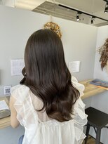 リジー(Litzy) 透け感でるオリーブグレージュカラー×TOKIOトリートメント