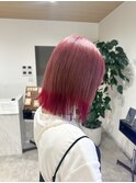 ペールピンク×エンドカラー