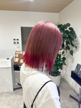 ビスポーク(BESPOKE) ペールピンク×エンドカラー