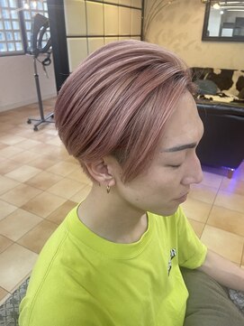 ヘアー デザイナーズ クルー ドルフィン(HAIR DESIGNERS CREW dolphin) ダブルカラーピンクブロンド