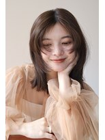 シスタ(SISTA)&nbsp;切りっぱなしロブフェイスレイヤーマロンブラウン【自由が丘】